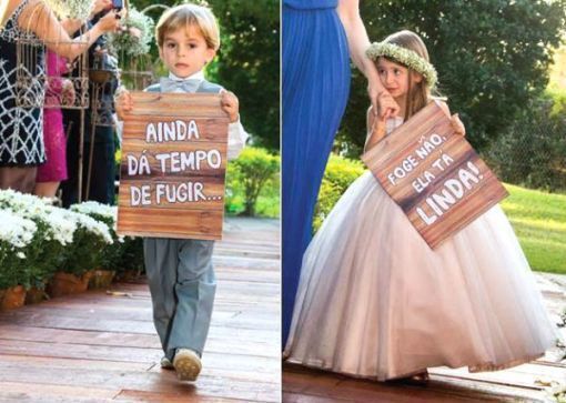 Frases para daminhas e pajens - 5