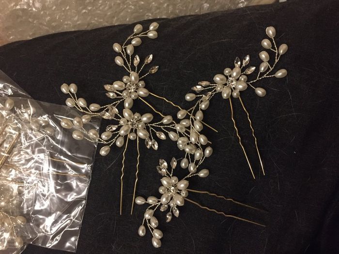 Acessório de cabelo para damas de honra - 1