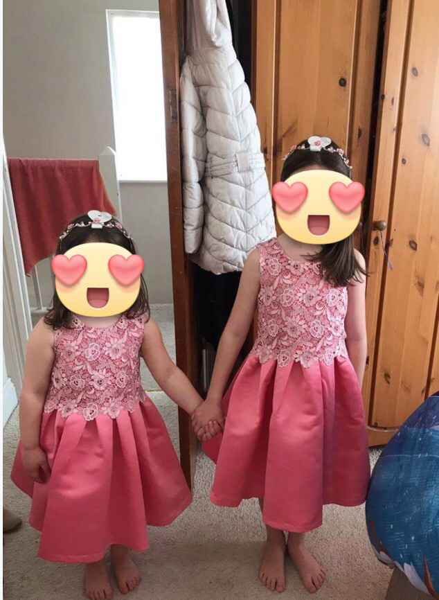 Vestidos e sapatos das  daminhas - 1