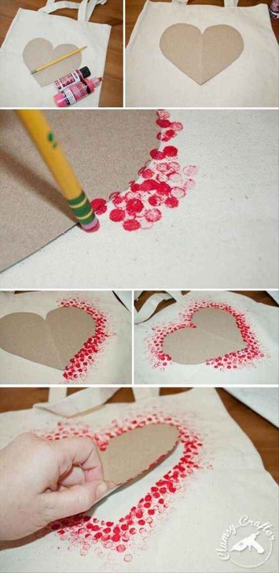 Ideia para decorar saco de lembranças