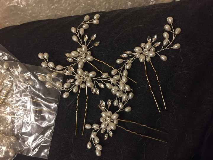 Acessório de cabelo para damas de honra - 1