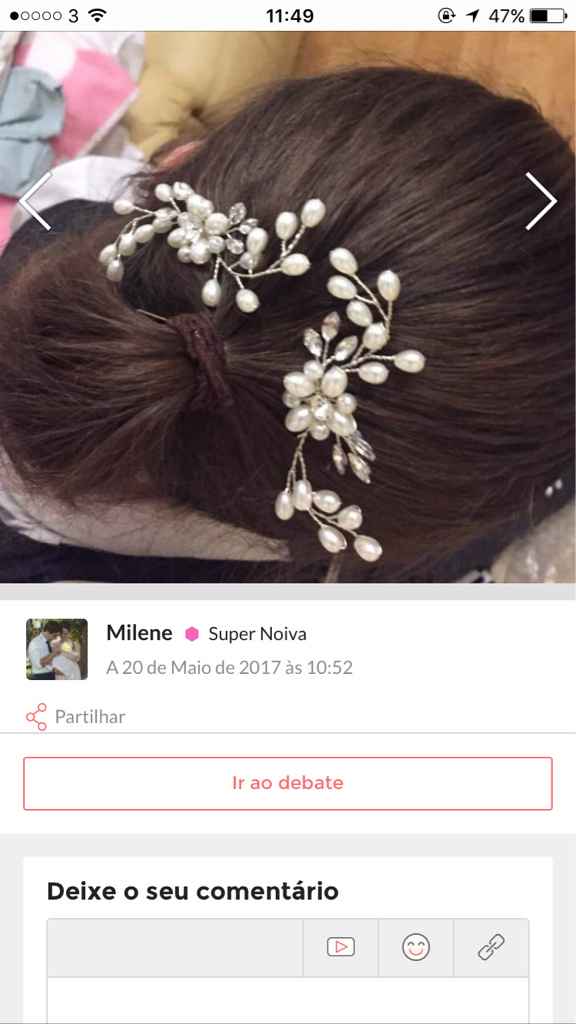 Prendinhas para as daminhas de honor - 1