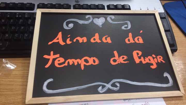 Plaquinha para daminha - 1