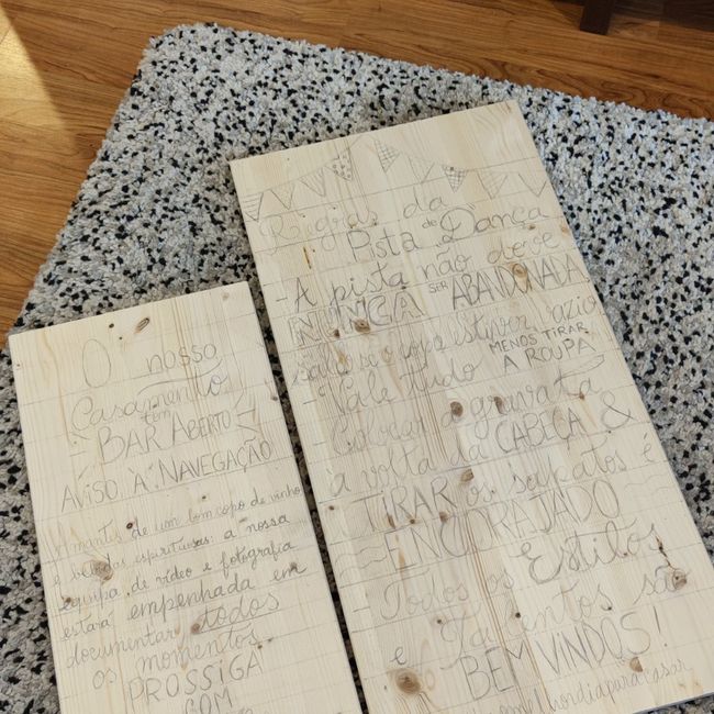 Placas de decoração 🪵✨ - 3