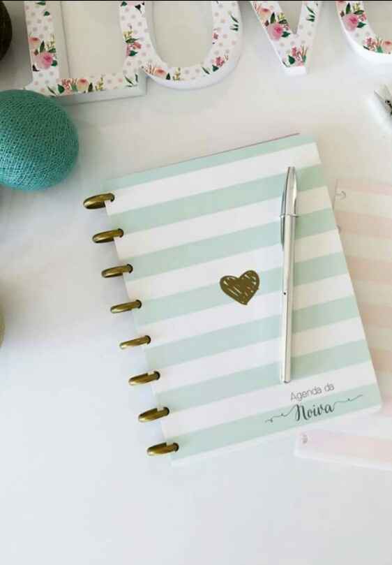 Agenda da noiva - cor purpura - 1