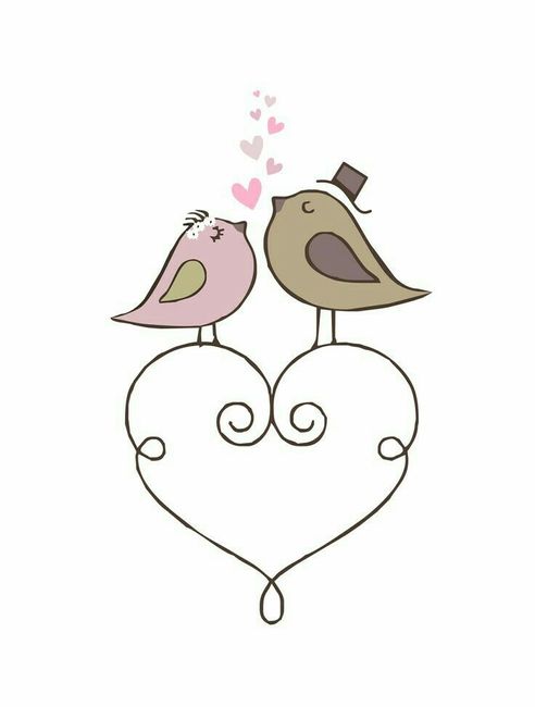 Inspirações love birds - 7