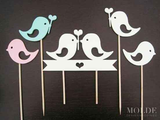 Inspirações love birds - 17