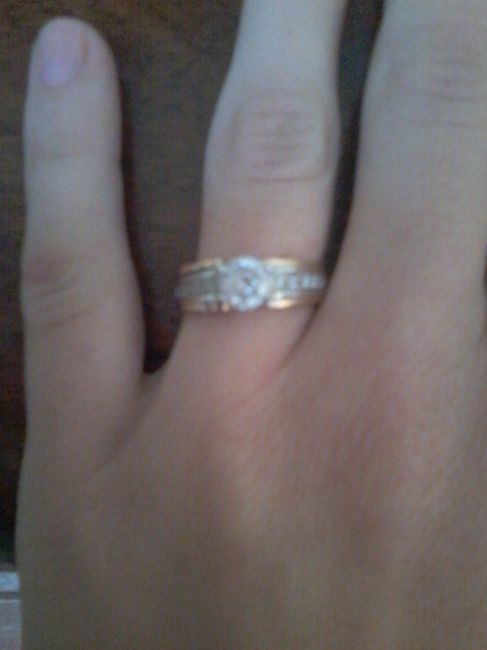 O meu anel de noivado