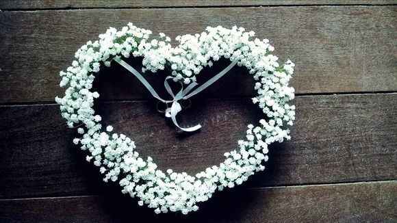 Coração de flores - diy - 1