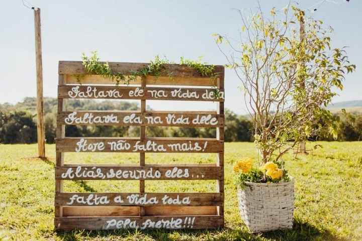 o que dizer na placa de Boas Vindas - 1