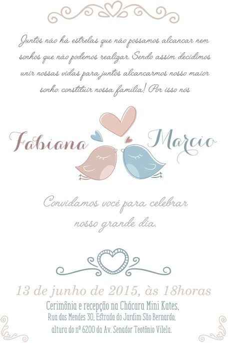 Frase para inicio de convite - 1