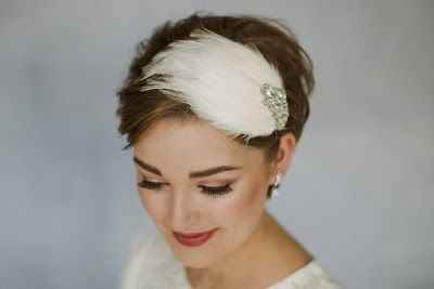 Penteado de noivas - penas - 12