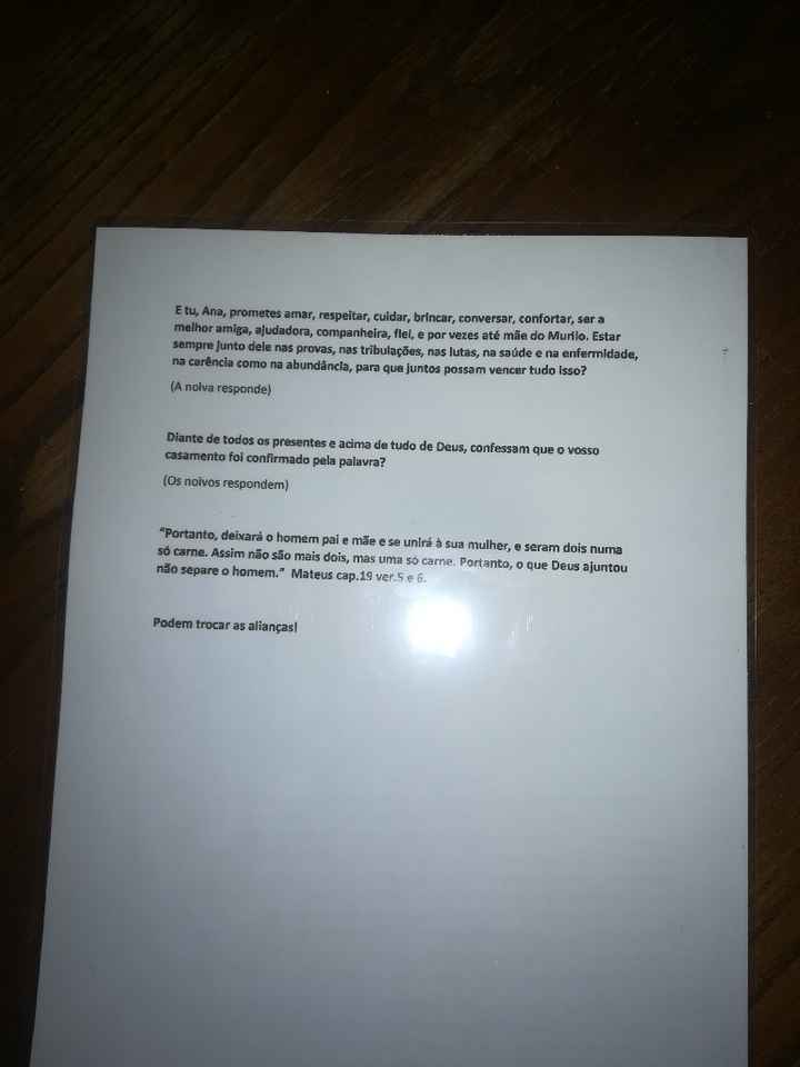 Votos de casamento - check - 2