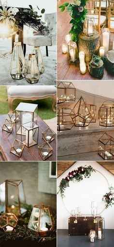 Casamento - decoração geométrica - 6