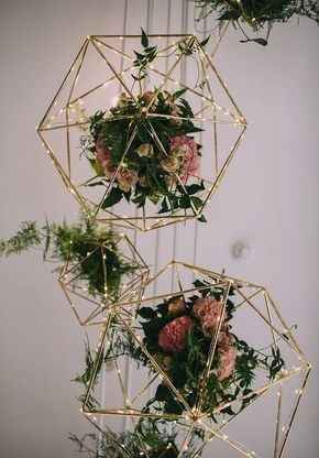 Casamento - decoração geométrica - 15