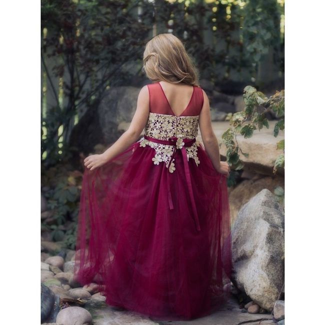 Meninas das alianças - Vestidos Bordeaux 9