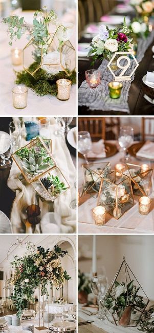 Casamento - decoração geométrica - 4