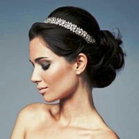Véu / coroa de flores / tiara - 1