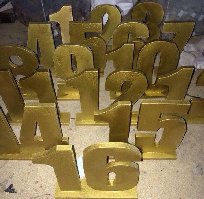 Casamento dourado e branco - 6