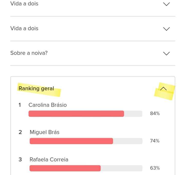 Quizz site casamento - 4
