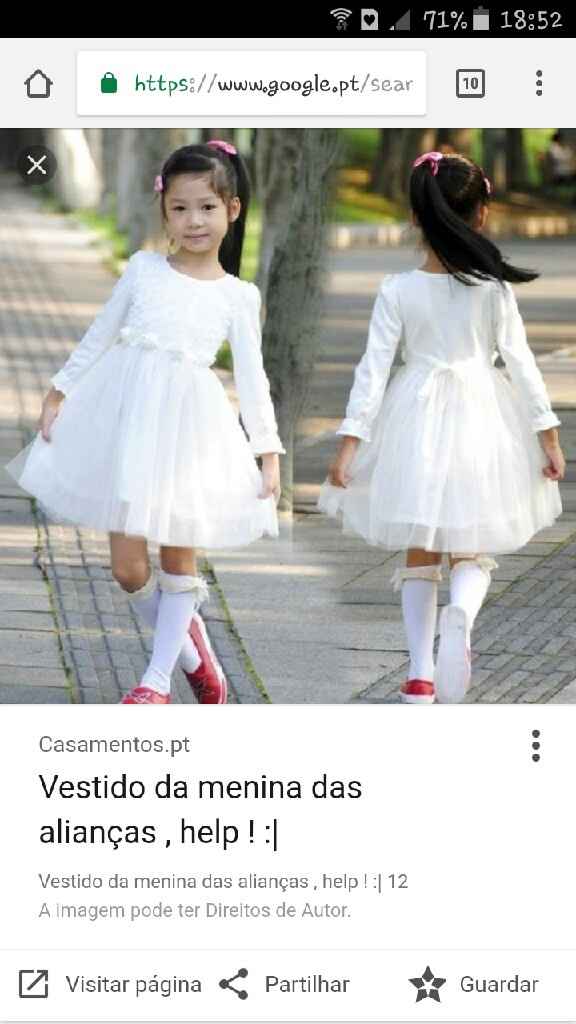 Vestido menina alianças - 1