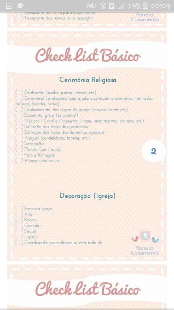 Checklist - 2