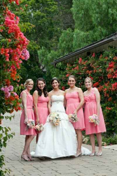 Damas de honor-cor de 🎀 - 1