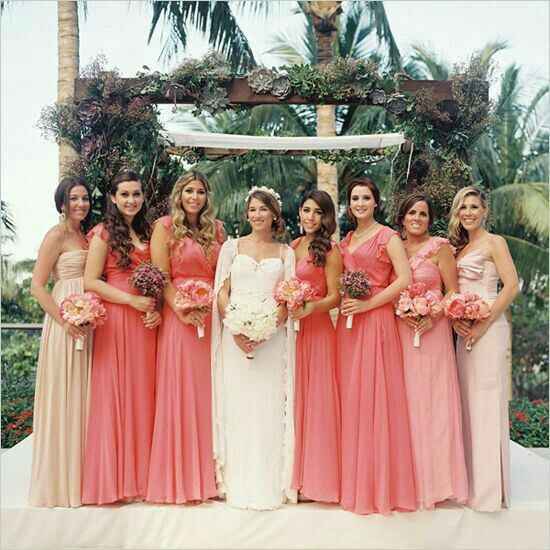  Damas de honor-cor de 🎀 - 3