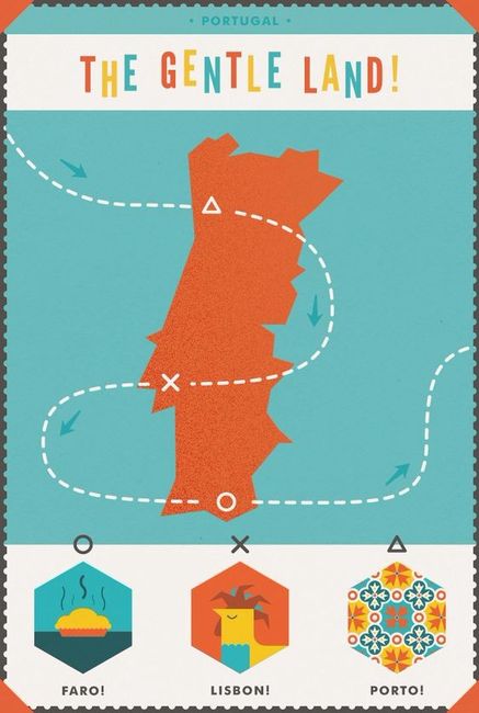 Convite mapa de Portugal 1