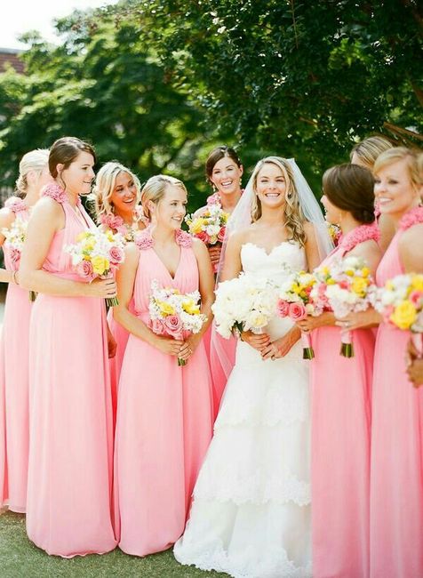  Damas de honor-cor de 🎀 - 6