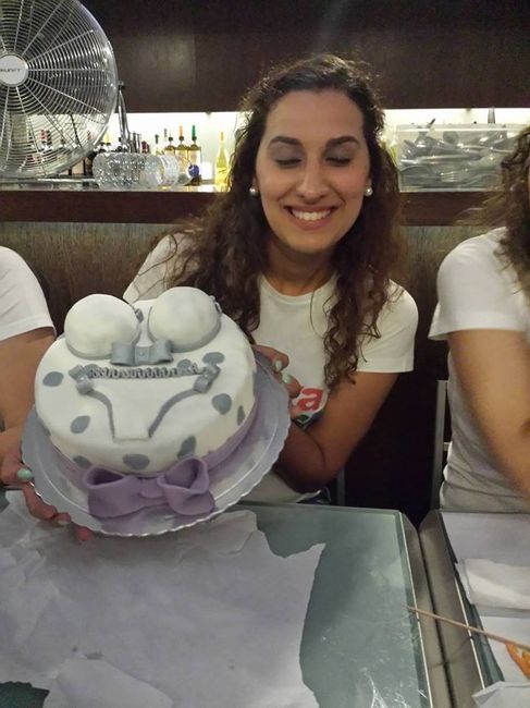 o bolo da noiva(fiquei de olhos fechados)