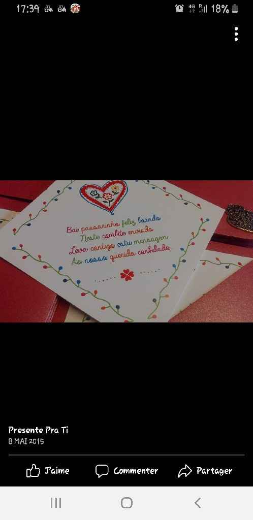 Uma cor para...os convites! - 1