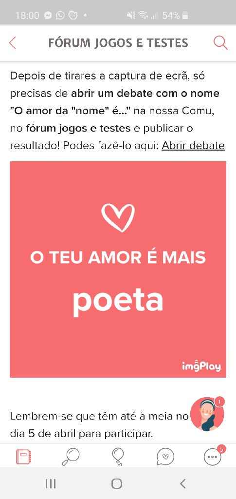 o amor da Sara é.. - 1