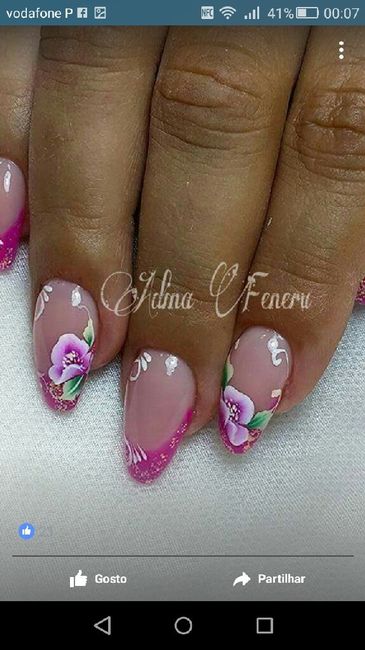 Unhas rosa fuxia - 2