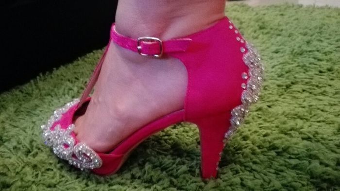 Sapatos rosa fucsia - 1