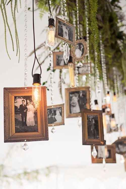 ideias de decoração: homenagear a Familia