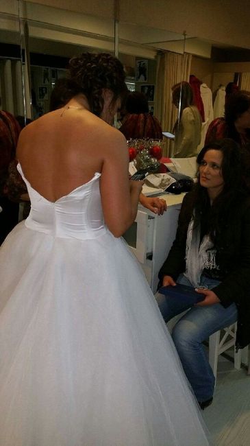O meu vestido com o colar, pulseira e brincos - 3