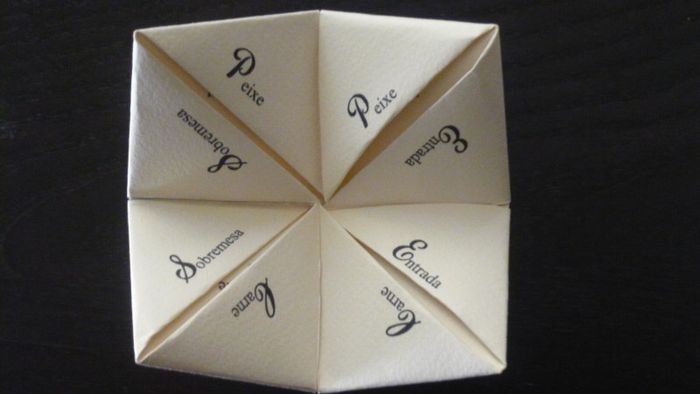 Origami - ementas - 2