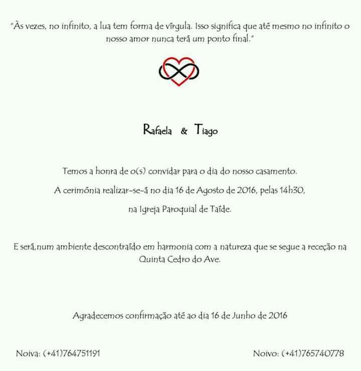 Frases para convites - 1