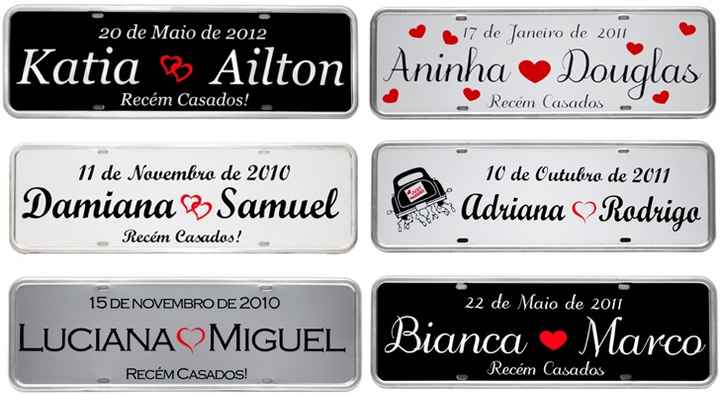 "matrículas" personalizadas!! - 1
