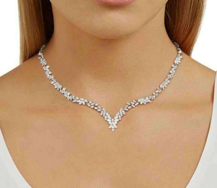 O meu vestido com o colar, pulseira e brincos - 5
