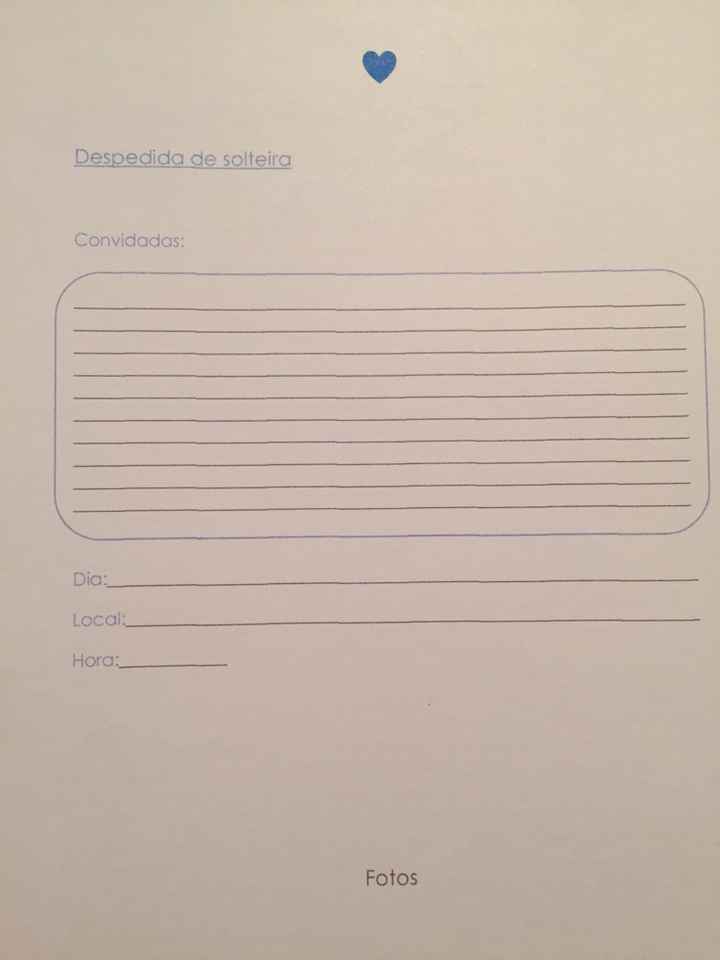 Agenda da noiva - 16