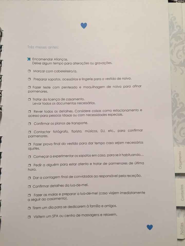 Agenda da noiva - 24