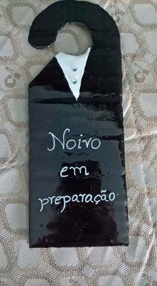 Placa Noivo em preparação