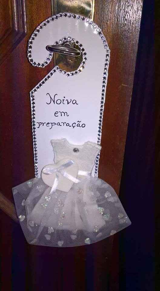 Placa Noiva em preparação