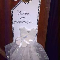 Placa Noiva em preparação