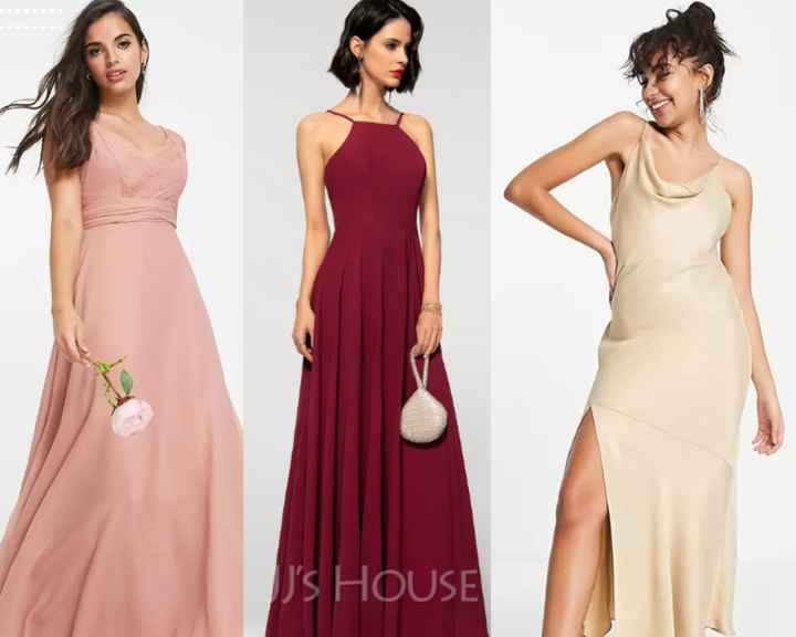 Inspiração de vestidos de damas de honor - 1