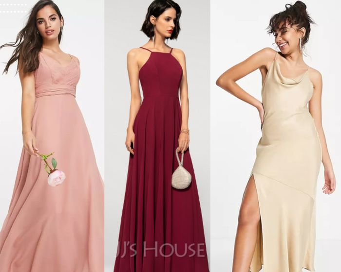 Inspiração de vestidos de damas de honor 1