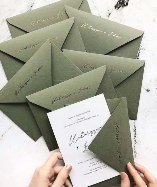 Convites de casamento / envelopes