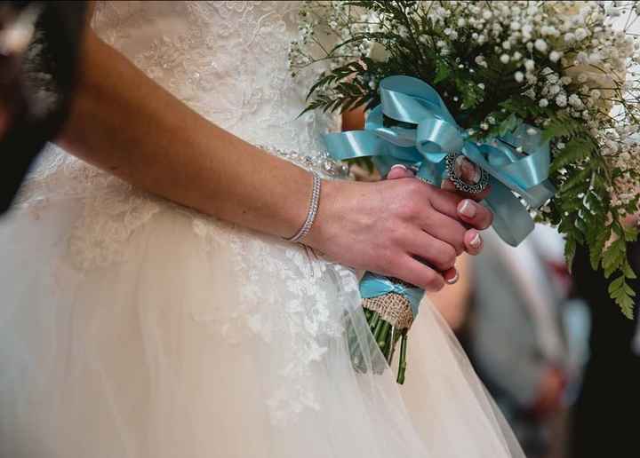 Medalha com foto no bouquet - 1
